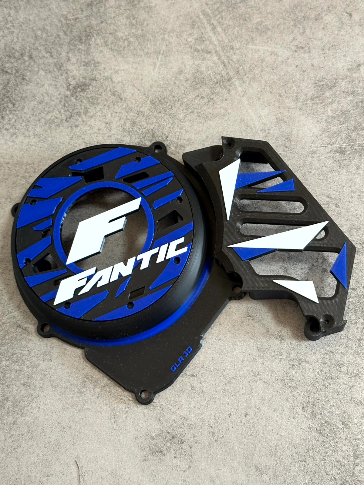 Cache allumage Fantic Bleu