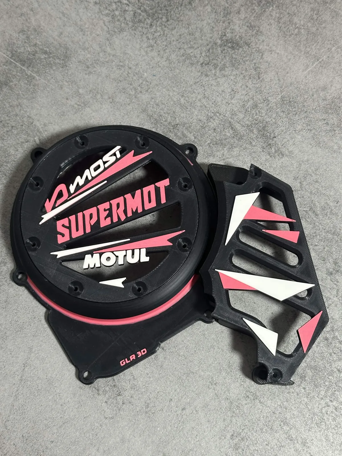 Cache allumage AM6 Supermot Rose
