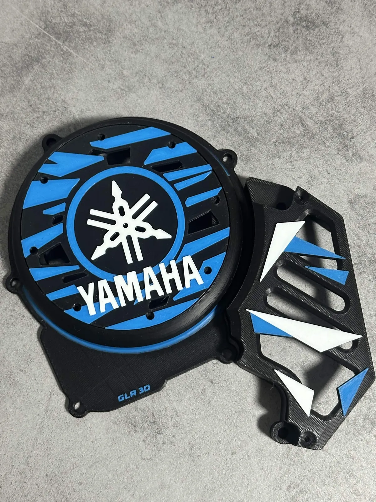 Cache allumage AM6 Yamaha Bleu clair