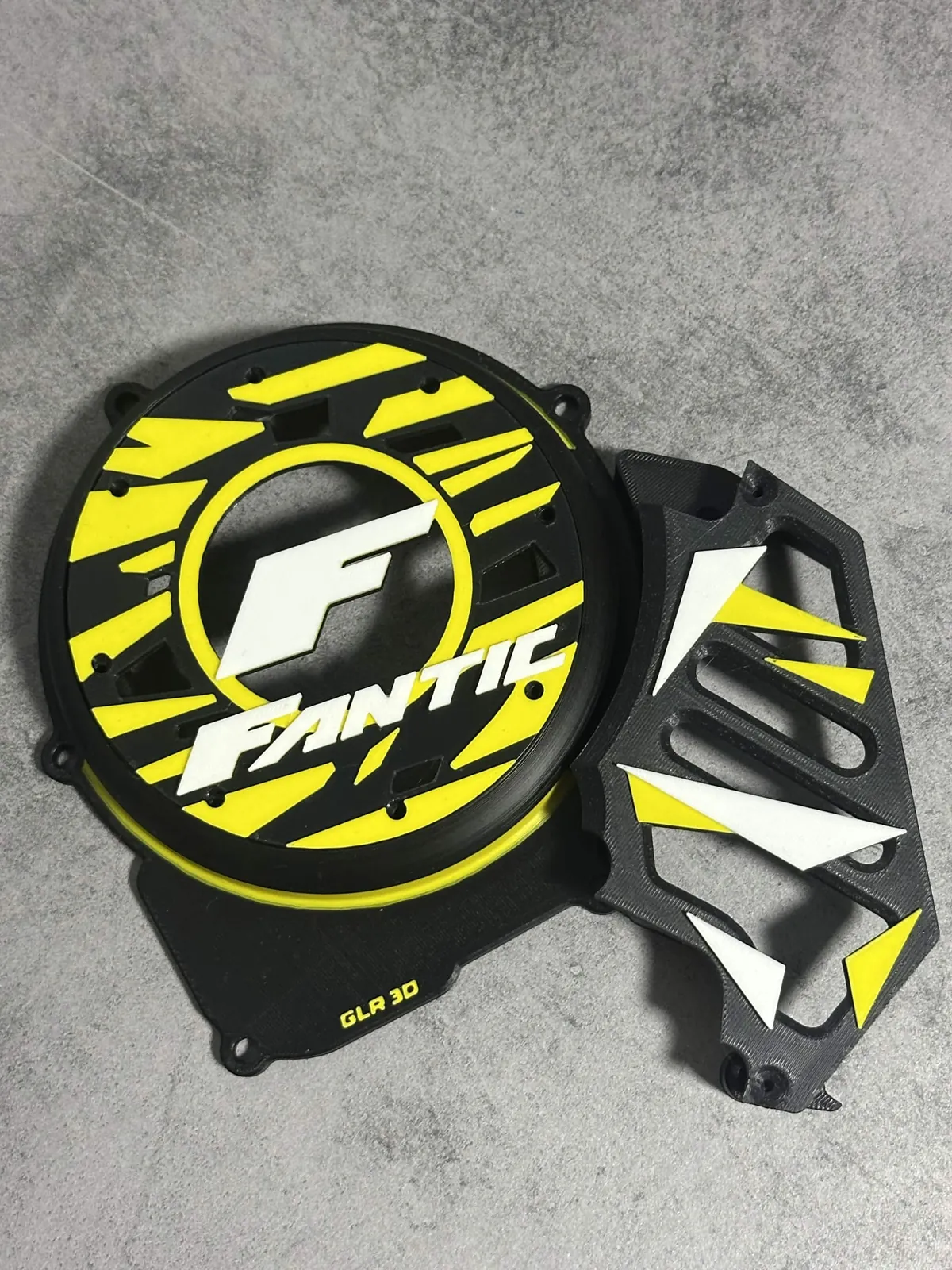 Cache allumage Fantic Jaune